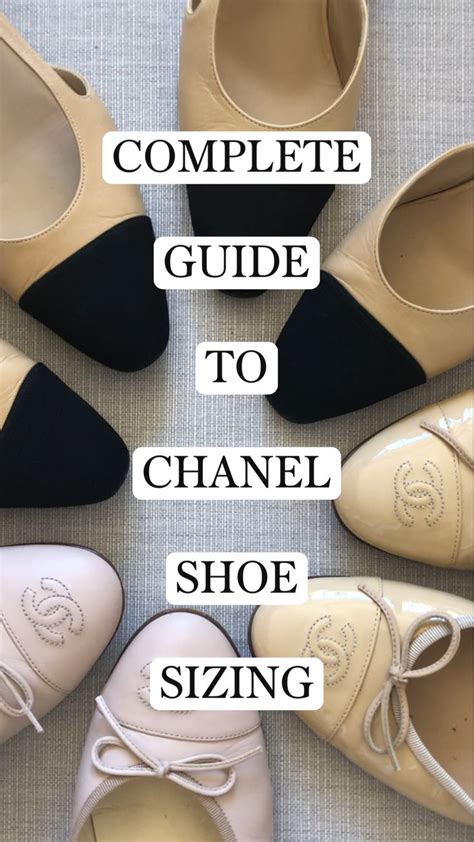 chanel shoes size guide.